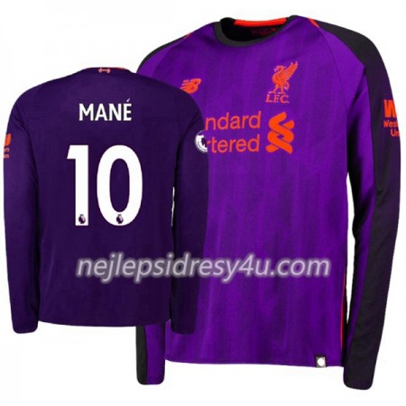 Fotbalový Dres Liverpool Sadio Mane 10 Venkovní 2018/19 Dlouhý Rukáv